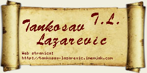 Tankosav Lazarević vizit kartica